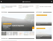 Tablet Screenshot of investimmo.info